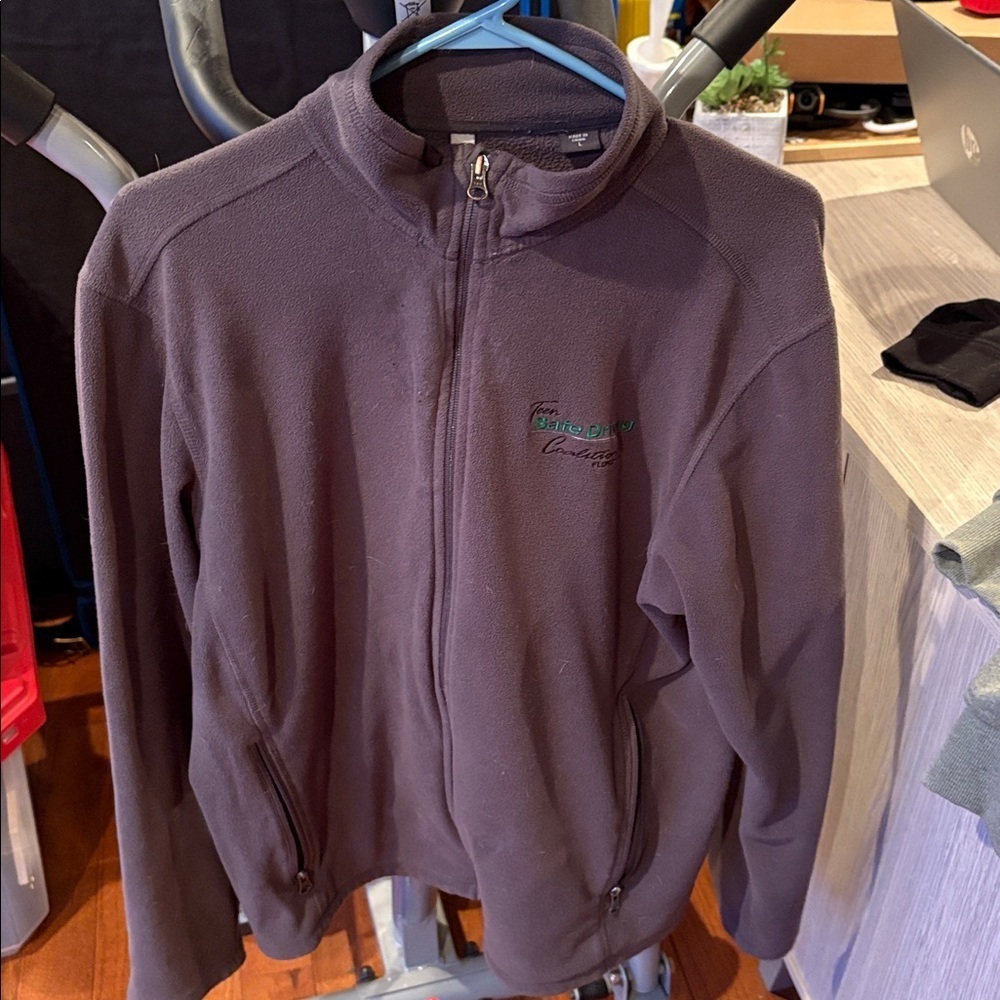 Eddie Bauer fleece zip up size L - Picture 5 of 8
